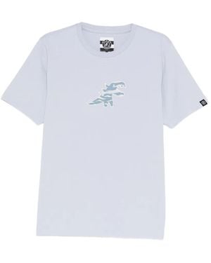 SPORT b. by agnès b. Star Wave Applique T-Shirt - Blue