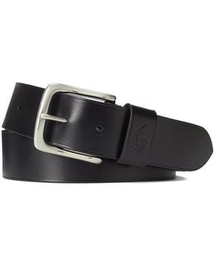 Polo Ralph Lauren Buckle Leather Belt - Black
