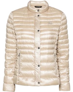 Ralph Lauren Mock-Neck Down Jacket - Natural