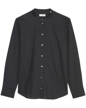 Marc O' Polo Camisa con motivo de lunares - Negro