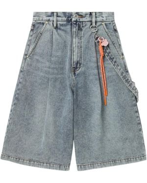 BAPY BY *A BATHING APE® Logo-tag Shorts - Blue