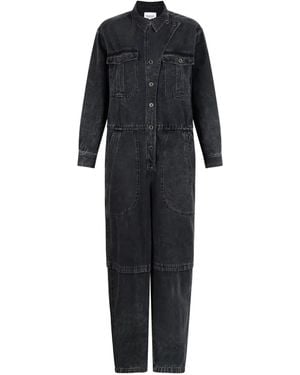 Isabel Marant Mono largo con cierre de botón - Negro