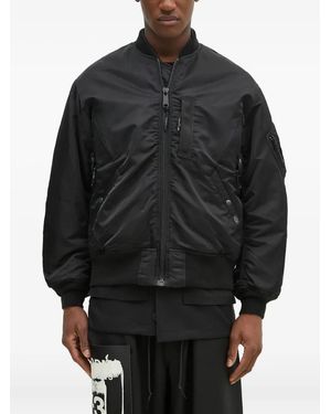 Manastash Chaqueta Bómber De Canalé - Negro