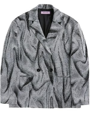 MACCAPANI Tats Swirl Blazer - Gray