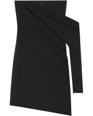 Courreges Asymmetrisches Minikleid - Schwarz