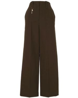 Carven Wide-Leg Pants - Brown