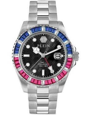Philipp Plein Orologio Gmt-I Challenger Baguettes 44Mm - Blu