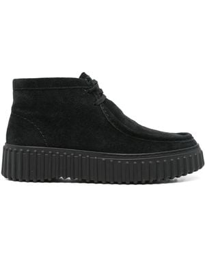 Clarks Torhill Desert Ankle Boots - Black