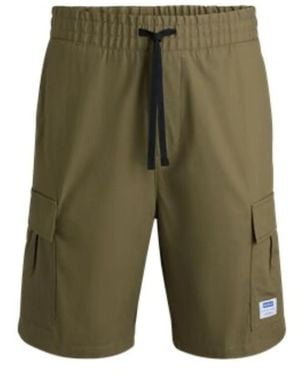 HUGO Bermudas con bolsillos cargo - Verde