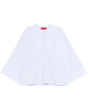 Thelatest V-Neck Blouse - White