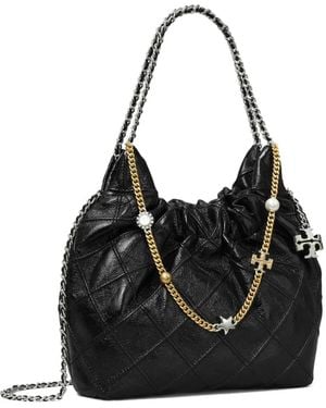 Tory Burch Borsa Hobo Mini - Nero