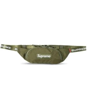 Supreme Logo-Patch Small Belt Bag - Green