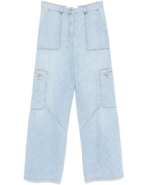 Elisabetta Franchi Cargo Jeans - Blue