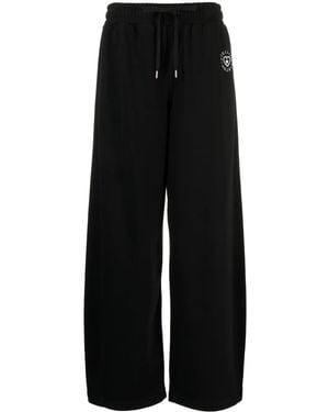 Stella McCartney Logo-Patch Cotton Track Trousers - Black