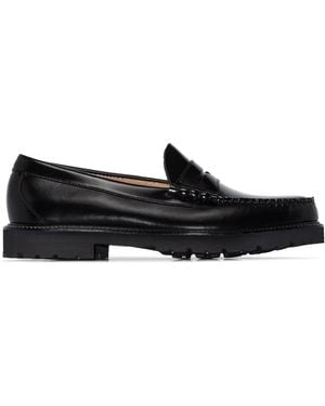 G.H. Bass & Co. Larson 90S Weejuns Leather Penny Loafers - Black