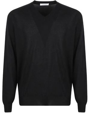 Cruciani Pullover Mit V-Ausschnitt - Schwarz