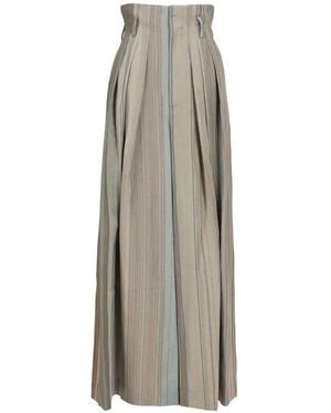 Vivienne Westwood Striped Bag Trousers - Grey