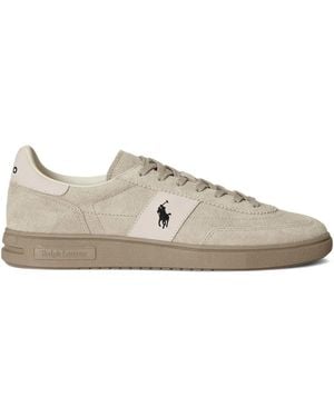 Polo Ralph Lauren Suede Lace-Up Sneakers - Multicolor