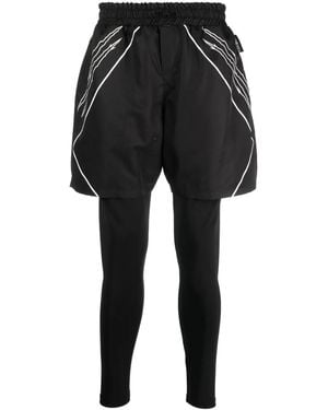 Philipp Plein Tiger Court ランニングショーツ - ブラック