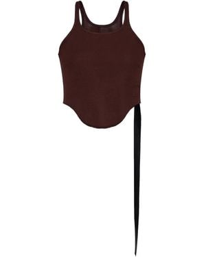 Rick Owens アシンメトリー タンクトップ - レッド