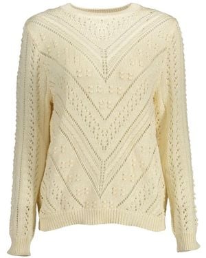 Kocca Elena Pullover Mit Lochstrickmuster - Natur