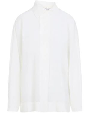 Carven Collared Long-Sleeve Shirt - White
