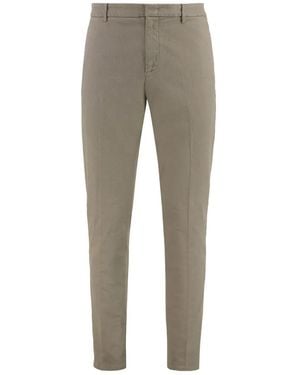 Dondup Stretch-Cotton Pants - Grey