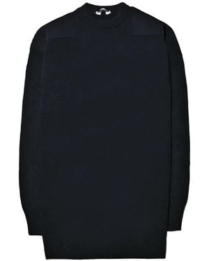 Jil Sander Wool Blend Crew-Neck Sweater - Blue