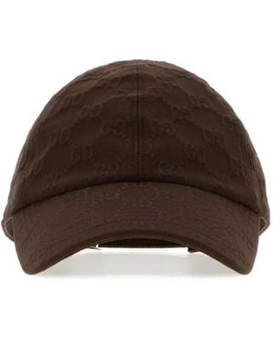 Gucci Gg-Pattern Baseball Cap - Brown