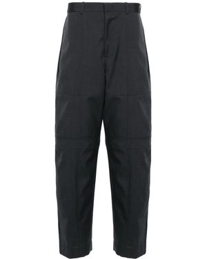 Jil Sander Tailored Wool Trousers - Blue
