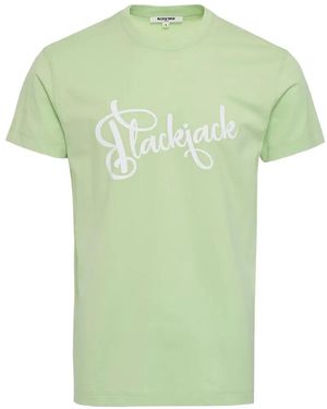 Black Jack Jewelry Logo-Print Cotton T-Shirt - Green