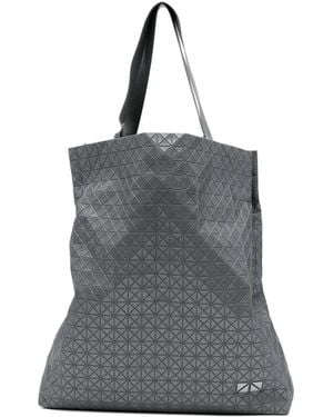 Issey Miyake Shopper Mit Geometrischem Muster - Grau