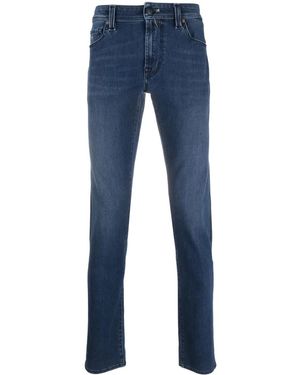 Sartoria Tramarossa Jeans Ez Dritti Con Vita Media - Blu