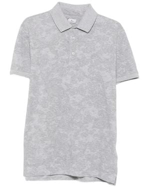 Etro Polo Con Estampado De Cachemira - Gris