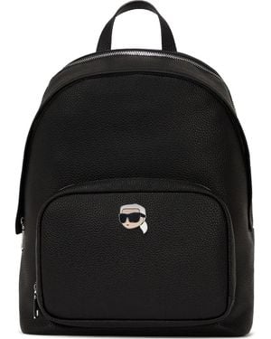 Karl Lagerfeld Ikon バックパック M - ブラック