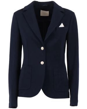 Circolo 1901 Button Slim Fit Jacket - Blue