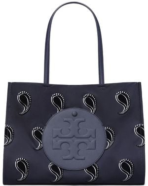 Tory Burch Bolso shopper Ella pequeño - Azul