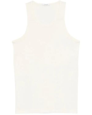 Lemaire Light-Cream Tank Top - White
