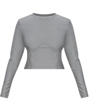Rethinkit Studios Klassisches Langarmshirt - Grau