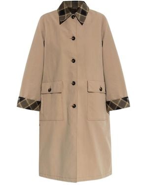 Paul Smith Mantel Mit Karierten Borten - Natur