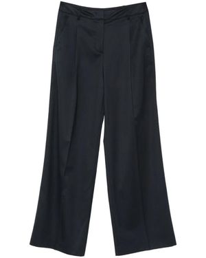 Marc O' Polo Pleated Palazzo Trousers - Blue