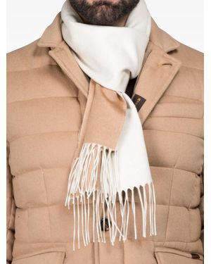 Moorer Jared Fringed Scarf - Natural