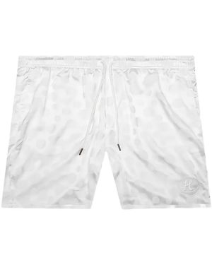 Honor The Gift Short À Détail Logo - White