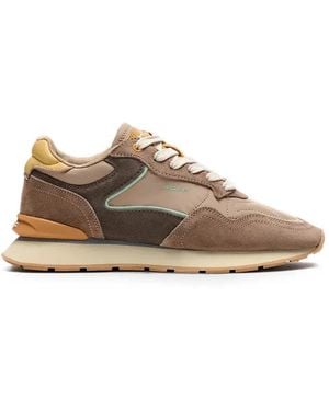 HOFF City Sneakers Mit Wildledereinsätzen - Braun