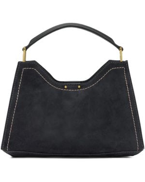 Gianni Chiarini Petit Cabas Aurora À Coutures Contrastantes - Blue