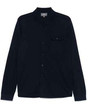 Bompard Knitted Shirt - Blue