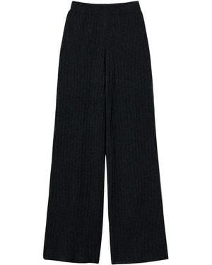 Twinset Knitted Palazzo Pants - Blue
