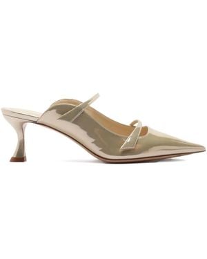 Alexandre Birman Mules Tita Con Tacón De 60 Mm - Blanco
