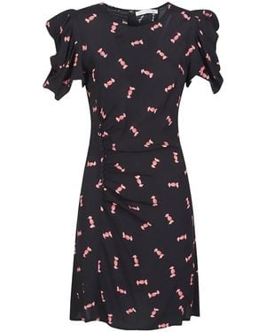 Mar De Margaritas Puff-Sleeve Dress - Black