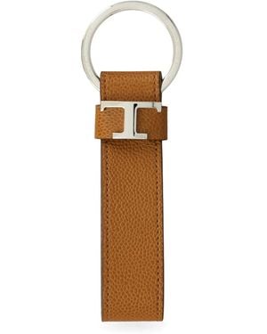 Tod's Portachiavi Con Fibbia A T - Bianco